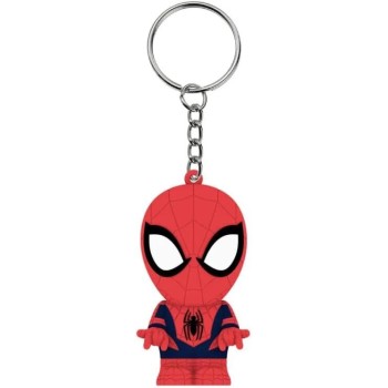 kids licensing Μπρελόκ 3d flashies με φακό led spiderman SP50120 8435507897280