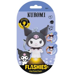 kids licensing Hello Kitty Flashies 3D Φιγούρα Μπρελόκ Με Φακό Kuromi KU00064 8435507896511
