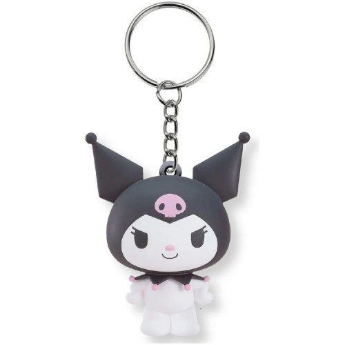 kids licensing Flashies Hello Kitty Kuromi 3D Keychain With Led Flashlight KU00064 8435507896511