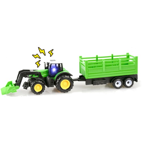 Toys-shop Choice Friction Τρακτέρ Και Τρέιλερ Με Ήχο Και Φως JA134728 6990526347281