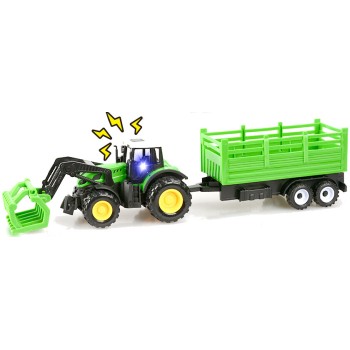 Toys-shop Choice Friction Τρακτέρ Και Τρέιλερ Με Ήχο Και Φως JA134728 6990526347281