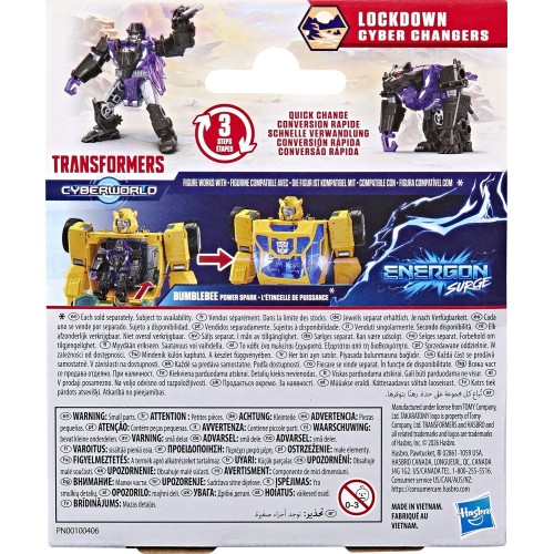 Hasbro Transformers Cyberworld Energon Surge Lockdown Cyber Changers G0746 / G2232 | Toys-shop.gr
