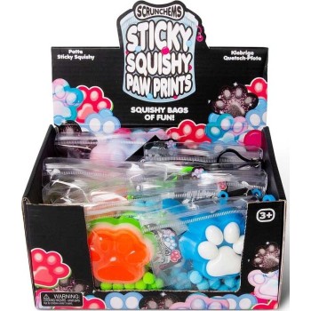 Tobar Scrunchems Sticky Squishy paw Prints Assorted 31.39009 | Toys-shop.gr