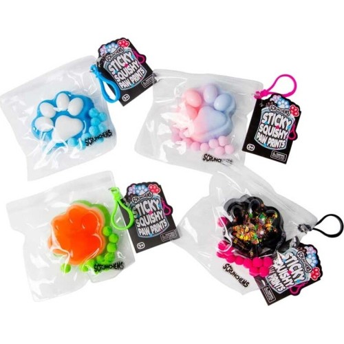 Tobar Scrunchems Sticky Squishy paw Prints Assorted 31.39009 | Toys-shop.gr
