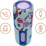 Lexibook Disney Stitch 2-in-1 Portable Bluetooth Speaker 25.BTPDUO2D 3380743126531