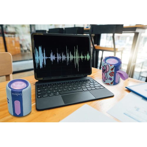 Lexibook Disney Stitch 2-in-1 Portable Bluetooth Speaker 25.BTPDUO2D 3380743126531