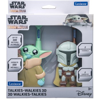 Lexibook Disney Star Wars 3D Walkie Talkies With 500 Meter Range 25.TW18SW 3380743121086
