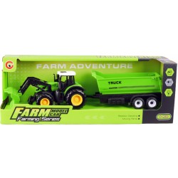 Toys-shop Choice Friction Farm Tractor And Trailer Set With Light And Sound JA134730 6990526347304