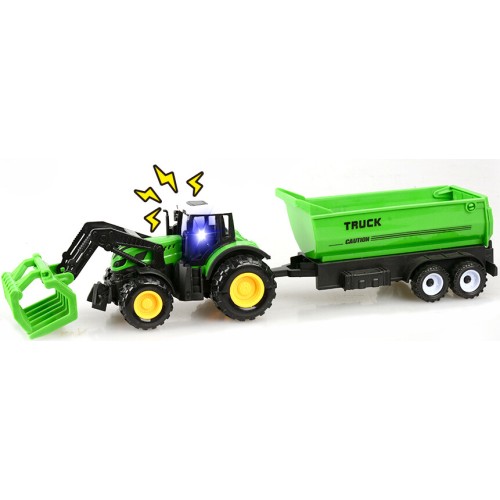 Toys-shop Choice Friction Τρακτέρ Και Καρότσα Με Φως Και Ήχο JA134730 6990526347304