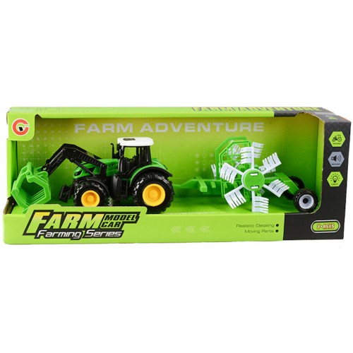 Toys-shop Choice Friction Farm Tractor And Rake Set With Light And Sound JA134731 | Toys-shop.gr