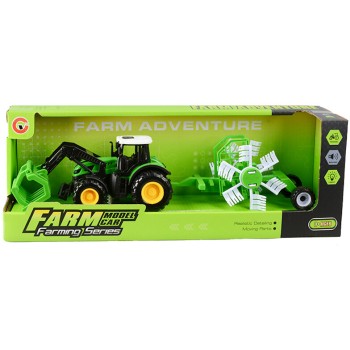 Toys-shop Choice Friction Farm Tractor And Rake Set With Light And Sound JA134731 | Toys-shop.gr