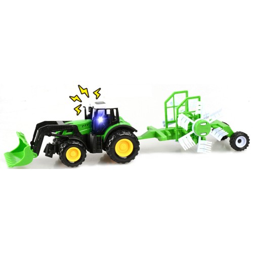 Toys-shop Choice Friction Τρακτέρ Με Τσουγκράνα Με Φως Και Ήχο JA134731 | Toys-shop.gr
