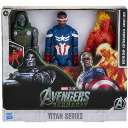 Hasbro Marvel Studios Avengers Doomsday Titan Series Doctor Doom Captain America Human Torch G3549 | Toys-shop.gr