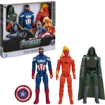 Hasbro Marvel Studios Avengers Doomsday Titan Series Doctor Doom Captain America Human Torch G3549 | Toys-shop.gr