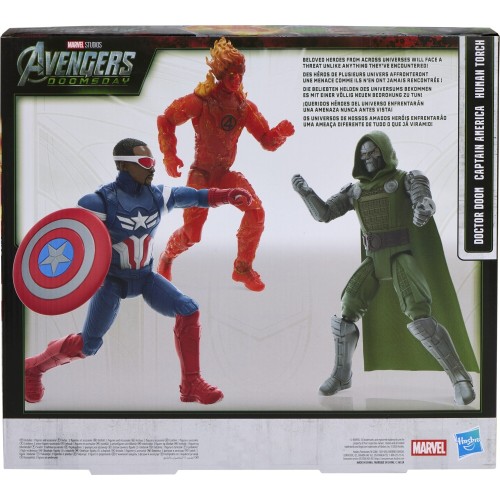Hasbro Marvel Studios Avengers Doomsday Titan Series Doctor Doom Captain America Human Torch G3549 | Toys-shop.gr