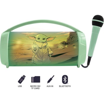 Lexibook Disney Star Wars Bluetooth Light Speaker With Microphone 25.BTP585SWZ | Toys-shop.gr