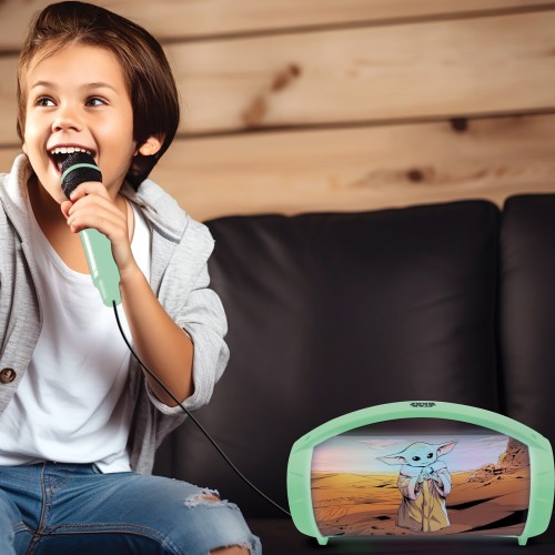 Lexibook Disney Star Wars Bluetooth Light Speaker With Microphone 25.BTP585SWZ | Toys-shop.gr