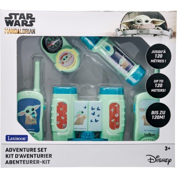 Lexibook Disney Star Wars Adventure set With 120 Meter Range Walkie Talkies, Binocul 25.RPTW12SW | Toys-shop.gr
