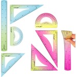 SKAG Y PLUS Σετ Γεωμετρίας COLORRULER αθραυστοσ. 3 χρώματα. RS240200 309004 | Toys-shop.gr