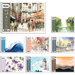 SKAG Watercolor Block Seasons N.3 24x34 cm 15Φ 250 gr 256926 | Toys-shop.gr