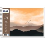 SKAG Watercolor Block Seasons N.3 24x34 cm 15Φ 250 gr 256926 | Toys-shop.gr