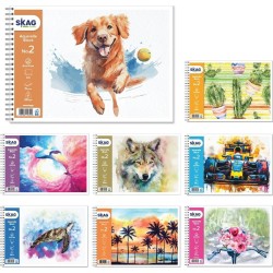 SKAG Watercolor Block Seasons n.2 A4, 250g, 15F 256919 | Toys-shop.gr