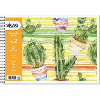 SKAG Watercolor Block Seasons n.2 A4, 250g, 15F 256919 5201303256919