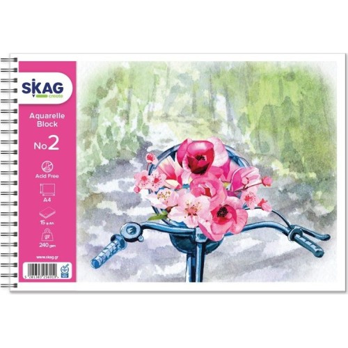SKAG Watercolor Block Seasons n.2 A4, 250g, 15F 256919 5201303256919