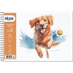 SKAG Μπλόκ Ακουαρέλλας Εποχές Ν.2 Α4, 250γρ, 15Φ 256919 | Toys-shop.gr