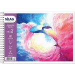 SKAG Μπλόκ Ακουαρέλλας Εποχές Ν.2 Α4, 250γρ, 15Φ 256919 | Toys-shop.gr