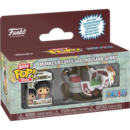 Mini Funko Bitty Pop Figure! Rides: One Piece - Monkey D. Luffy and Thousand Sunny 92965 | Toys-shop.gr