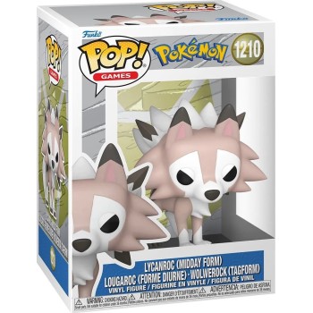 Φιγούρα Funko Pop! Games: Pokemon - Lycanroc midday Form 1210 92410 | Toys-shop.gr
