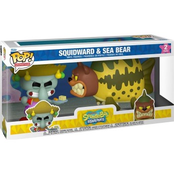 Funko Pop Figure Set! Animation: Spongebob Squarepants - Squidward & Sea Bear 90365 | Toys-shop.gr