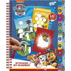 Totum Number Sticker Book - Dog Patrol TT721159 8714274721159