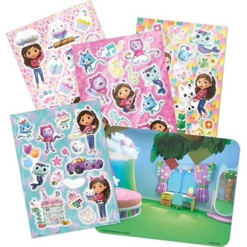 Totum Glass Stickers - Gabby's Dollhouse, 5 Pieces TT420427 | Toys-shop.gr