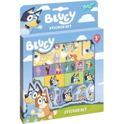 Totum Stickers Set - Bluey, 4 Pieces TT290105 8714274290105