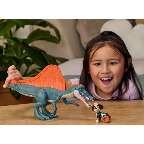 Interactive Spin Master Paw Patrol - The Dino Movie, Rise & Roll Dino, With Rex Figure 6076188 | Toys-shop.gr