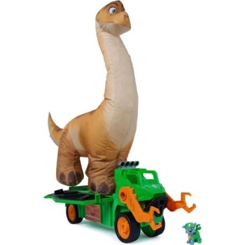 Σετ Παιχνιδιού Spin Master Paw Patrol - The Dino Movie, Megasaurus Dino Vehicle με Φιγούρα του Ρόκι 6075939 | Toys-shop.gr