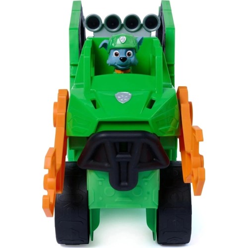 Σετ Παιχνιδιού Spin Master Paw Patrol - The Dino Movie, Megasaurus Dino Vehicle με Φιγούρα του Ρόκι 6075939 | Toys-shop.gr