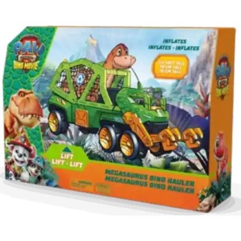 Spin Master Paw Patrol - The Dino Movie, Megasaurus Dino Vehicle Game Set With Rocky Figure 6075939 | Toys-shop.gr