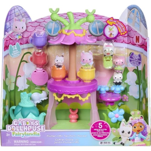 Spin Master Σετ Παιχνιδιού Gabbys Dollhouse Fairylandia - Μαγικό Τσαγιέρα Πάρτι με Νεράιδες 6076189 | Toys-shop.gr