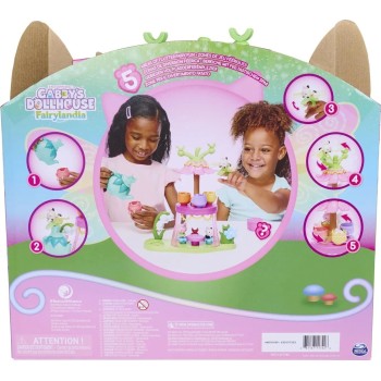 Spin Master Σετ Παιχνιδιού Gabbys Dollhouse Fairylandia - Μαγικό Τσαγιέρα Πάρτι με Νεράιδες 6076189 | Toys-shop.gr