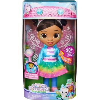 Spin Master Κούκλα Gabbys Dollhouse Fairylandia - Γκάμπι και η Μαγεία του Ραδικιού, με Φωτιζόμενα Φτερά, 33 cm 6077186 | Toys-sh