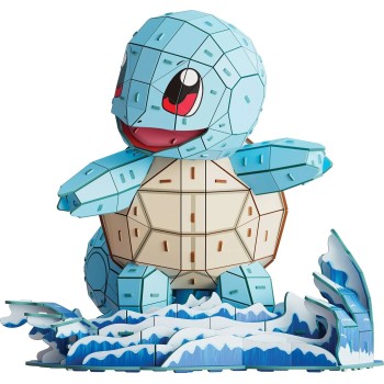 3D Figure for Assembly Spin Master 4D Build - Pokemon Squirtle, 180 Pieces 6075064 | Toys-shop.gr