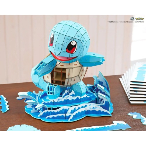 3D Figure for Assembly Spin Master 4D Build - Pokemon Squirtle, 180 Pieces 6075064 | Toys-shop.gr