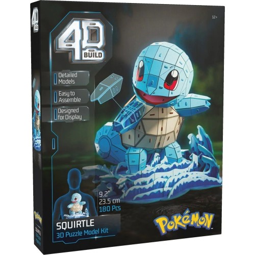 3D Φιγούρα για Συναρμολόγηση Spin Master 4D Build - Pokemon Squirtle, 180 Τεμάχια 6075064 | Toys-shop.gr