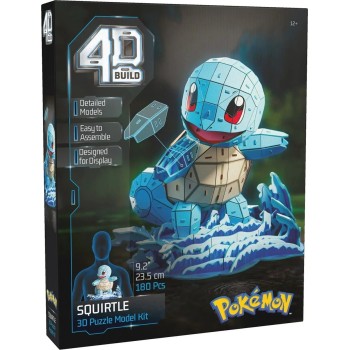 3D Φιγούρα για Συναρμολόγηση Spin Master 4D Build - Pokemon Squirtle, 180 Τεμάχια 6075064 | Toys-shop.gr