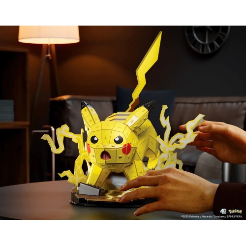 3D Figure for Assembly Spin Master 4D Build - Pokemon Pikachu, 201 Pieces 6075061 | Toys-shop.gr