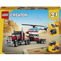 LEGO Creator flatbed truck with helicopter 31146 5702017567402