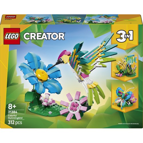 LEGO ® Creator 3In1 Άγρια Ζώα: Πολύχρωμο Κολιμπρί 31384 | Toys-shop.gr